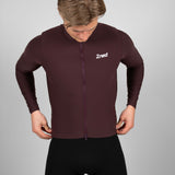 Men's Unrecognized Long Sleeve Jersey - Bordeaux