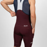 Men's Unrecognized Cargo Bib Shorts - Maroon