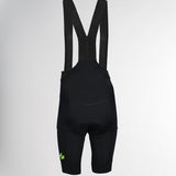 Men's WOYM Cargo Bib Shorts - Jet Black