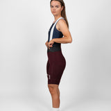 Women's Unrecognized Cargo Bib Shorts - Maroon