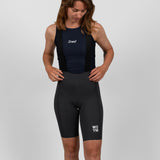 Women's WOYM Bib Shorts - Charcoal