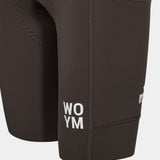 Women's WOYM Cargo Bib Shorts - Smoked Clay