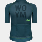 Women's WOYM Jersey - Deep Aqua Green