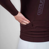 Women's Unrecognized Long Sleeve Jersey - Bordeaux