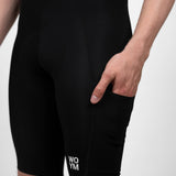 Men's WOYM Cargo Bib Shorts - Nero