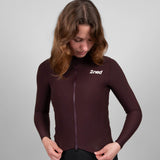 Women's Unrecognized Long Sleeve Jersey - Bordeaux