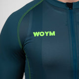 Men's WOYM Jersey - Deep Aqua Green