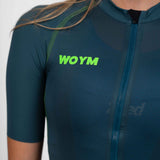 Women's WOYM Jersey - Deep Aqua Green