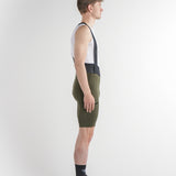 Men's Ukendt Cargo Bib Shorts - Army