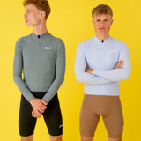 Men's Ukendt Long Sleeve Summer Jersey - SKY BLUE