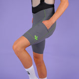 Men's WOYM Bib Shorts - Steel Grey