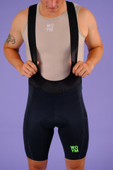 Men's WOYM Bib Shorts Jet Black