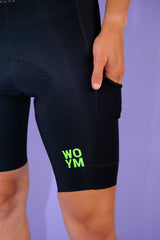 Men's WOYM Bib Shorts Jet Black