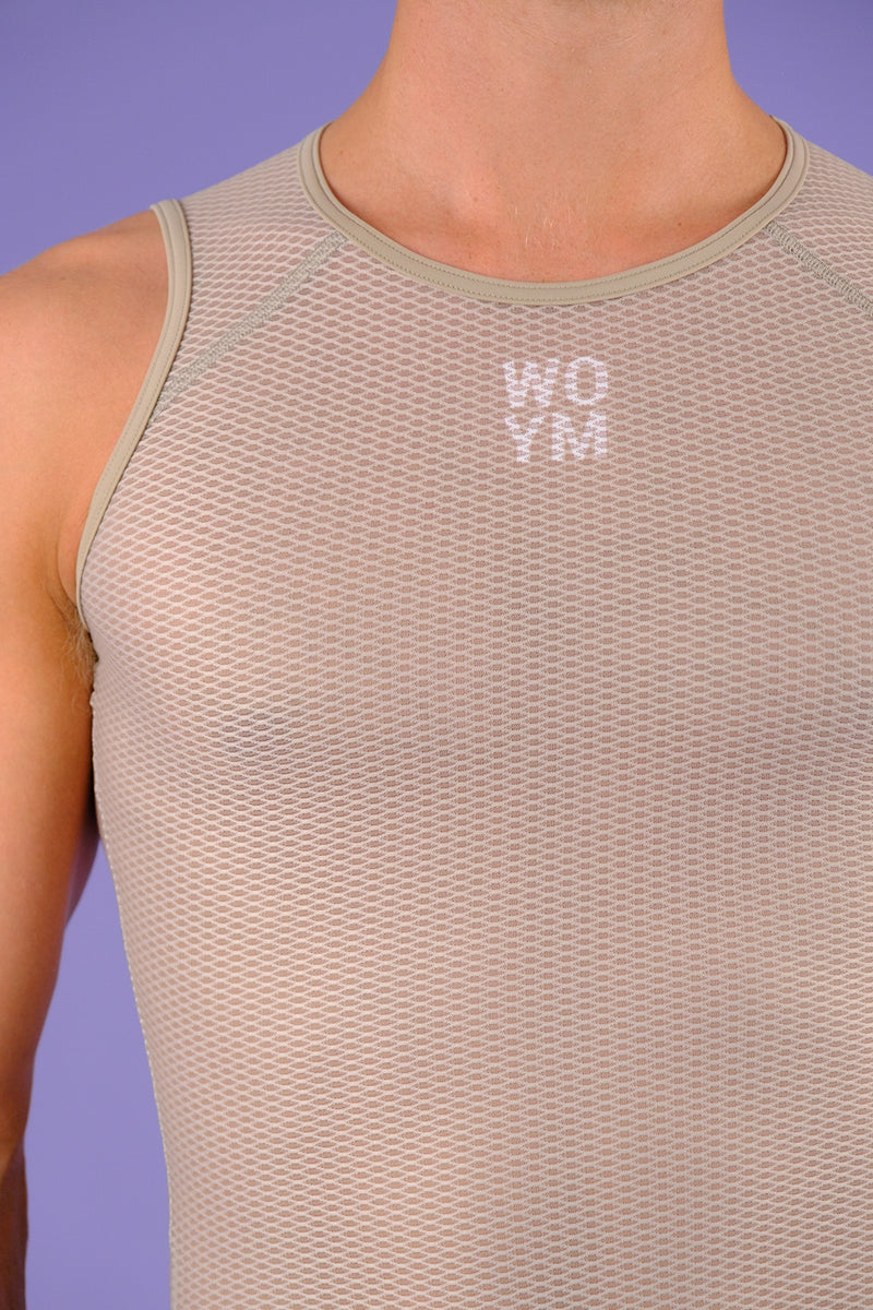 Men's WOYM Base Layer Bone Grey