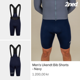 Men's Ukendt Bib Shorts - Navy