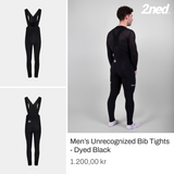 Men's Unrecognized Bib Tights - Dyed Black