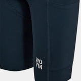Women's WOYM Cargo Bib Shorts - Night Blue