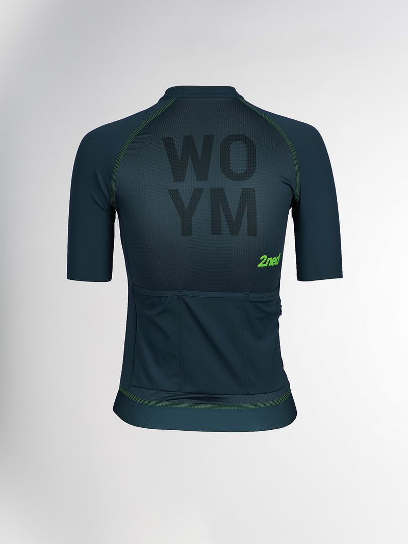 Women's WOYM Jersey Deep Aqua Green