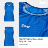 Women's 2ned Base Layer - Bright Azzurro
