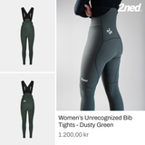 Women's Unrecognized Bib Tights - Dusty Green