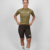 Women's WOYM Jersey - Olive Glitch